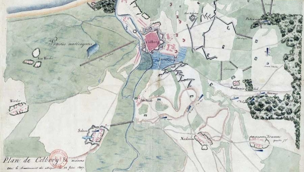 Francuski plan oblężenia Kołobrzegu